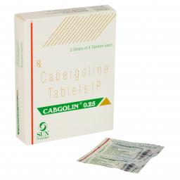 Sun Pharma, India Cabgolin 0.25 mg