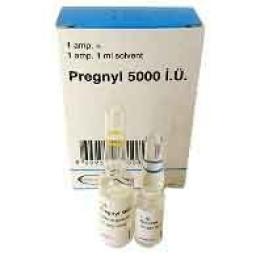 HCG Pregnyl 5000iu - Human chorionic gonadotropin - Organon Ilaclari, Turkey