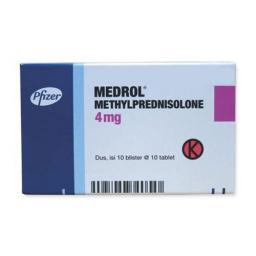 Medrol 4 mg  - Methylprednisolone - Pfizer